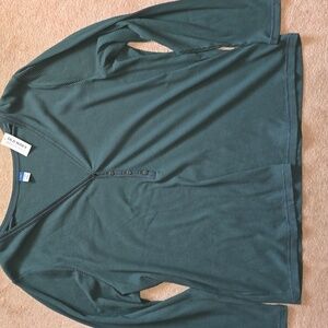 Old Navy Fitted Henley Ribbed Long Sleeve Womens 4x
